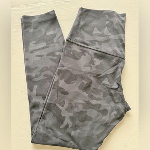 Lululemon Align Camo tights, full length 28”